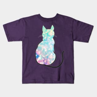 Hologram Cat Kids T-Shirt